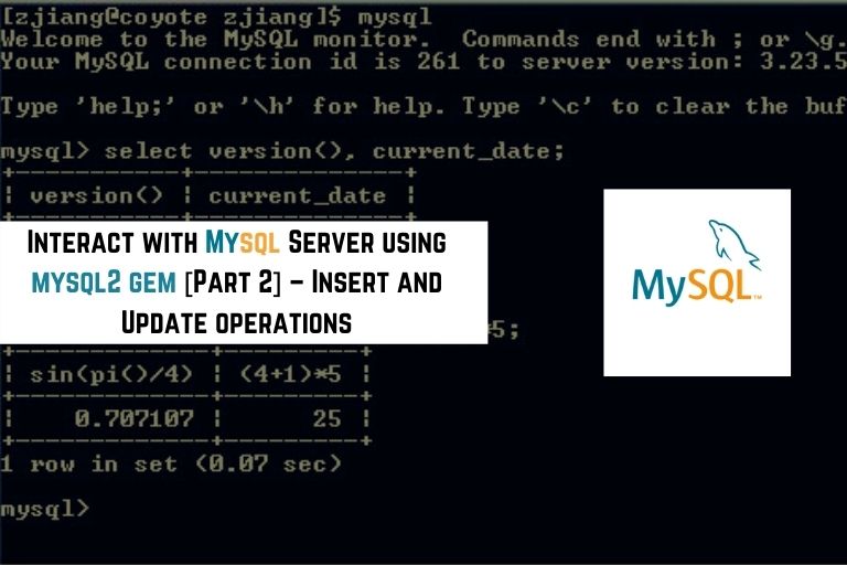 insert using mysql2 gem