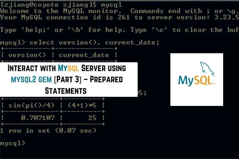 mysql2 gem prepared statements
